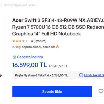 Sepette İndirim Uygulanmıyor, Müşteri Hizmetleri Çözüm Sunmuyor