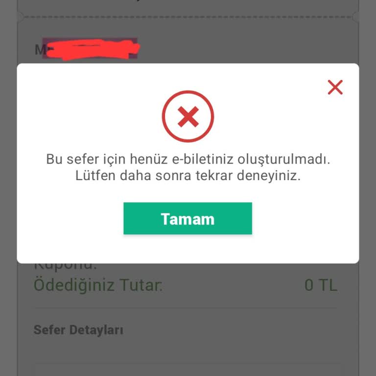 Obilet'ten Alınan Biletin İadesi Ve Fatura Sürecinde Yaşanan Sorunlar