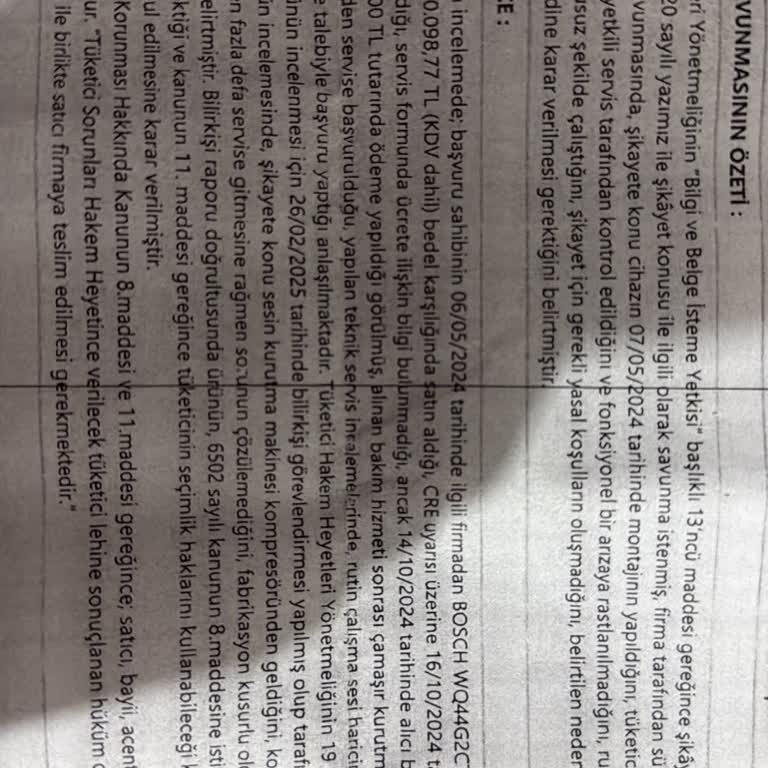 Siemens Ayıplı Ürün!