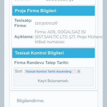 Başkent Gaz Onaylı Projem Sistemde Yok Mağduriyetim Nasıl Giderilecek