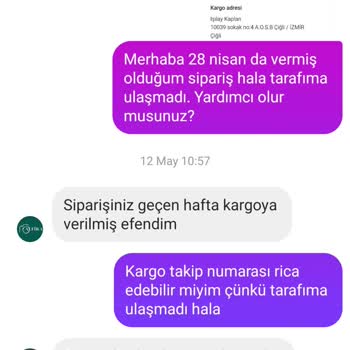 Siparişim Bir Ayı Geçmesine Rağmen Teslim Edilmedi Ve Firmadan Geri Dönüş Alamadım