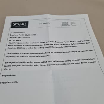 Süvari Mağazasından Alınan Kazakta Tüylenme Ve İade Sorunu