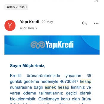 Borcumu Ödemek İstiyorum, Sistem Engelliyor: Yapı Kredi'de Bloke Mağduriyeti