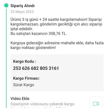 Sürat Kargo Darıca Şubesinde Teslim Edilen Ürünüm Kayboldu, Mağdur Edildim