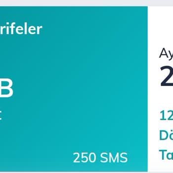 Vodafone Tarifemin Yüksek Fiyatından Şikayetçiyim