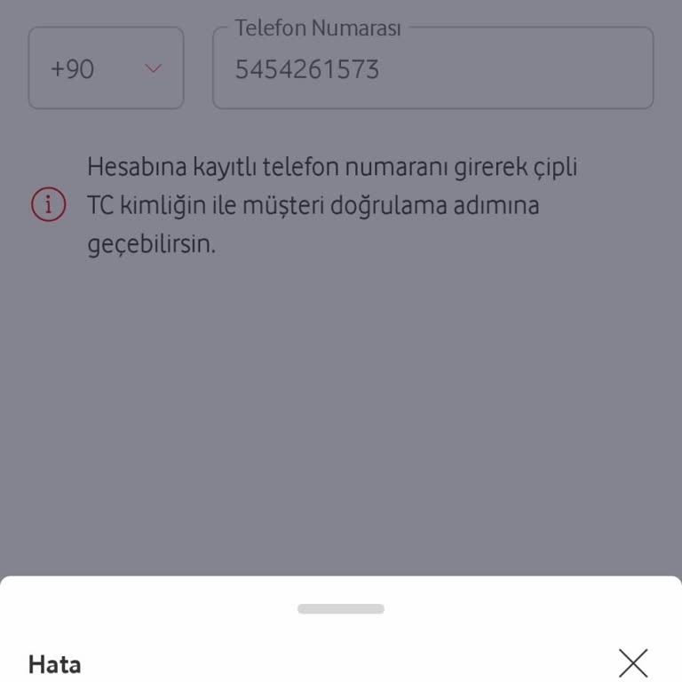 Vodafone Pay Hesabımı Aktifleştiremiyorum, Destek Alamıyorum