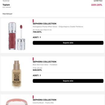 Sipariş İptali İçin Destek Alamıyorum