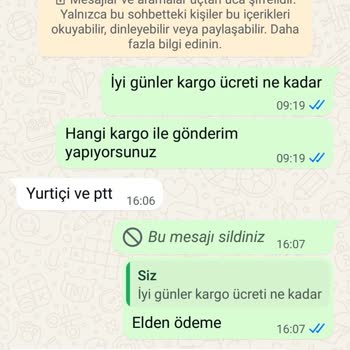 Eftalia Butik'ten Sipariş Verdim, Ürünlerim Gönderilmedi Ve Param İade Edilmiyor