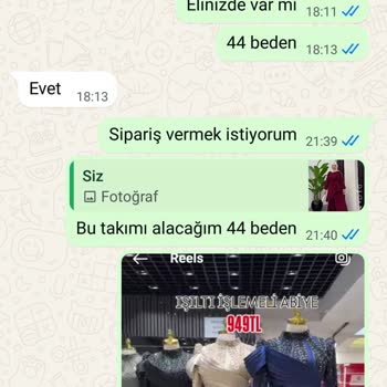 Eftalia Butik'ten Sipariş Verdim, Ürünlerim Gönderilmedi Ve Param İade Edilmiyor
