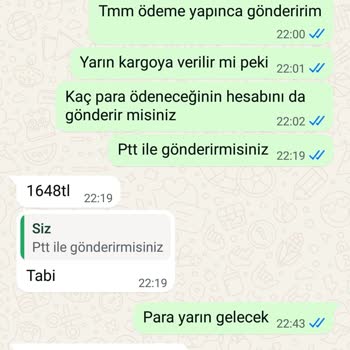 Eftalia Butik'ten Sipariş Verdim, Ürünlerim Gönderilmedi Ve Param İade Edilmiyor