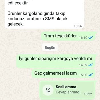 Eftalia Butik'ten Sipariş Verdim, Ürünlerim Gönderilmedi Ve Param İade Edilmiyor