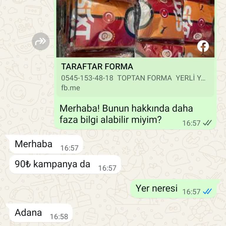 WhatsApp Üzerinden Tekstil Ürünleri Satışıyla İlgili Güven Sorunu