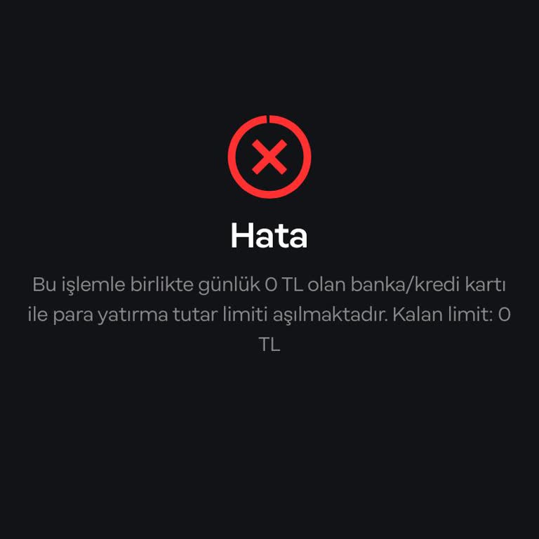 Papara Kredi Kartı İle Para Yatırırken Sürekli Hata Alıyorum Müşteri Hizmetleri Yetersiz
