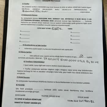 Euphoria Fitness Üyelik İadesi Yapılmıyor, Mağduriyet Yaşıyorum