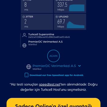 Superonline'da Yavaş İnternet Ve Destek Sorunu