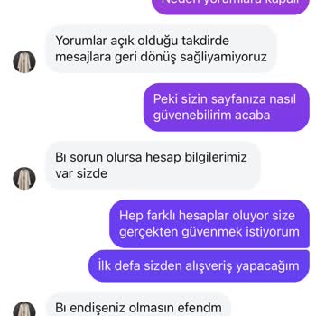 Sipariş Sonrası İletişim Kesildi Paramı Aldılar