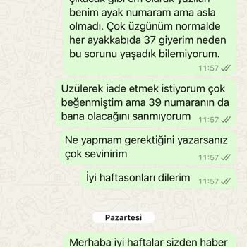 Ayakkabı Numarası Sorunu Ve İlgisiz Müşteri Hizmetleriyle Mağduriyet