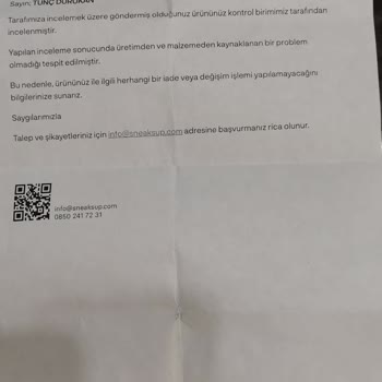 Kısa Sürede Deforme Olan Nike Ayakkabı İçin Değişim Talebim Reddedildi