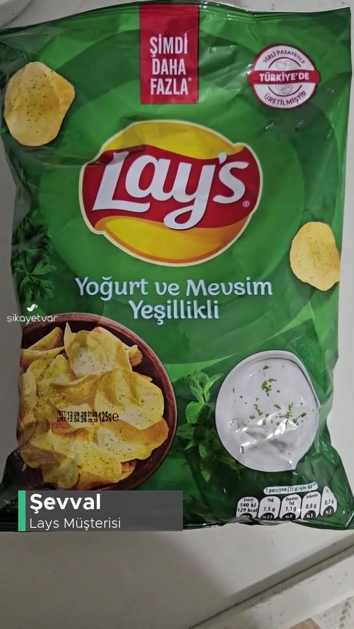 Lays Yoğurtlu Yeşillikli Cips Bayat! videonun kapak resmi
