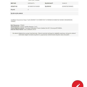 Kredi Cayma Sonrası Kazandıran Tarife Ücreti İadesi Yapılmadı