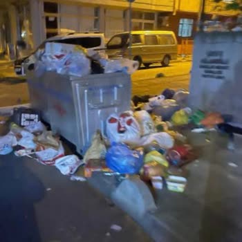 Avcılar'da Kapalı Çöp Konteyneri Eksikliği Hijyen Sorunu Yaratıyor