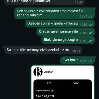 Yatırım Grubunda Bilgilerim Ve Param İzinsiz Kullanıldı, Mağdur Edildim