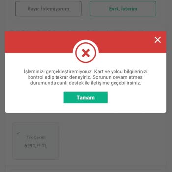 Bilet Alımında Para Çekildi, Hizmet Ve İade Sağlanmadı
