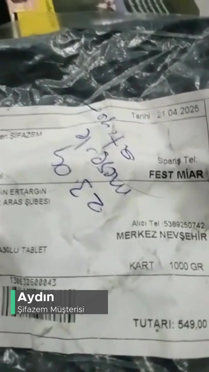 Şifazem'den Yanlış Ürün Geldi videonun kapak resmi