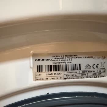 Yeni Alınan Çamaşır Makinesinde Körük Yırtılması Ve Servis Sorunu