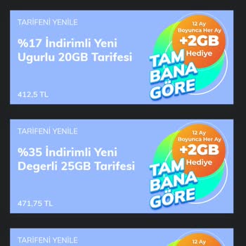 Taahhüt Süresi Azaldıkça Artan Fiyatlar Ve Azalan İnternet Paketi