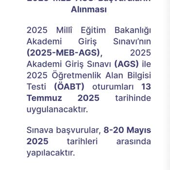 AGS Başvuru Süresi Kısa Ve Duyurular Yetersiz Olduğu İçin Mağdur Oldum