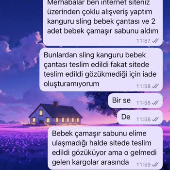 Siparişimde Eksik Ve Hatalı Ürünler İle İade Sorunu Yaşıyorum