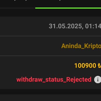 Kazancım Silindi Ödeme Yapılmıyor Çözüm Bekliyorum