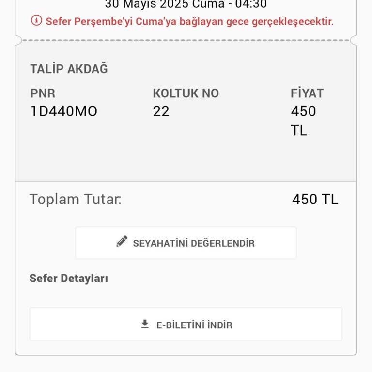 Otobüs Bileti İçin Haber Verilmeden Seferin Kaçırılması Ve İletişimsizlik