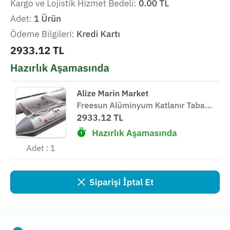 Epttavm'de Uygun Fiyatlı Ürün Siparişim Gerekçesiz İptal Edildi, Param Hâlâ Yatmadı