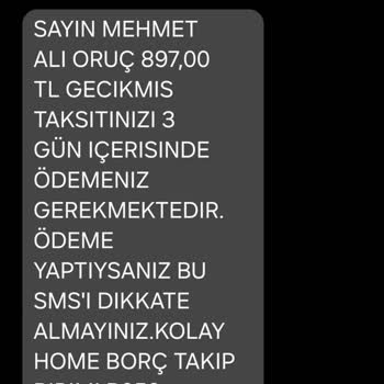 Yanlış Kişiye Borç Mesajı Gönderilmesi Ve Kişisel Bilgi Güvenliği Endişesi