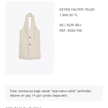 Zara'dan Ücret İadesi Almakta Yaşanan Sürekli Sorunlar