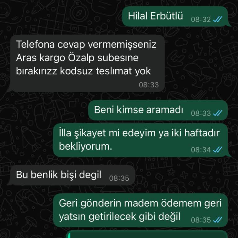 Siparişim Günlerdir Gelmedi, Müşteri Hizmeti İlgisiz