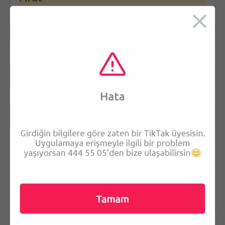 Uygulamaya Giriş Sorunu Nedeniyle Araç Kiralayamıyorum