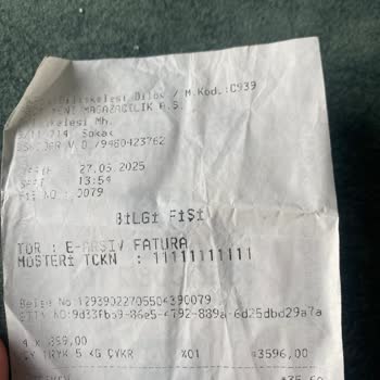 Aldığım Çaydan Toz Çıkması Ve İade Sorunu