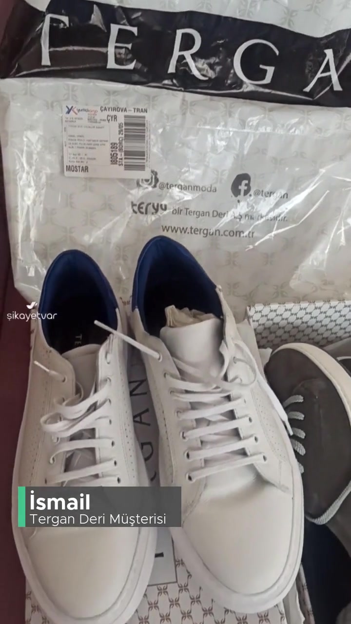 Tergan Deri Giyilmiş Ayakkabı Yollamış videonun kapak resmi