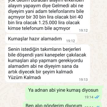 İnegöl MTN Koltuk'tan Ön Ödeme Alınıp Ürün Teslim Edilmemesi