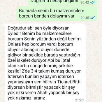 İnegöl MTN Koltuk'tan Ön Ödeme Alınıp Ürün Teslim Edilmemesi