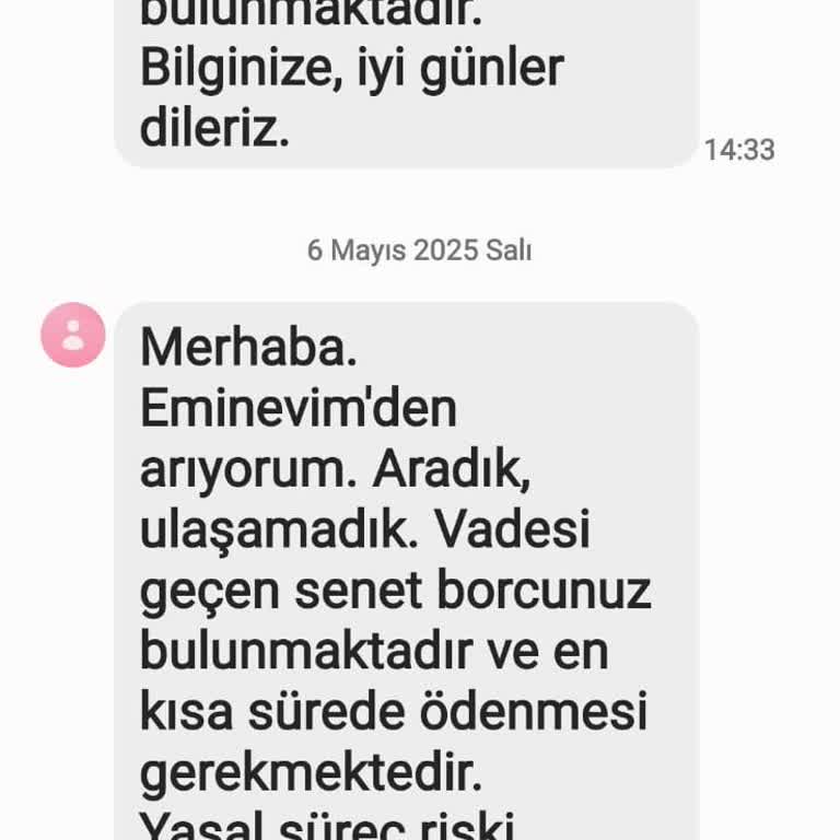 Eminevimde Usulsüz İşlem Ve Mağduriyetim Aylardır Çözülmedi