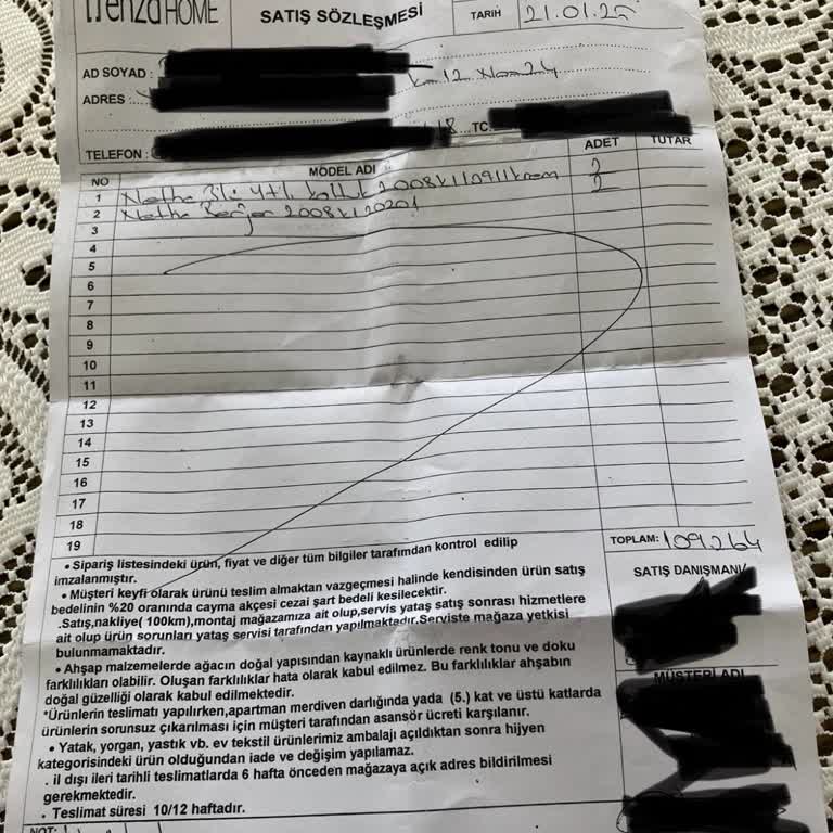 Enza Home Elazığ Bayisi Teslimat Gecikmesi Ve Müşteri Mağduriyeti