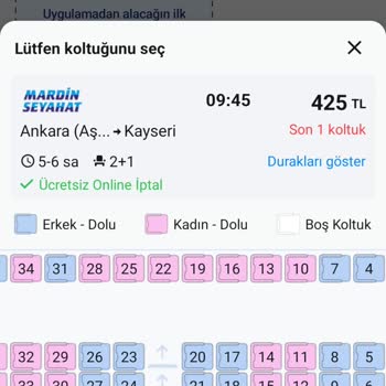 Online Bilet Fiyatı İle Yazıhane Fiyatı Arasında Büyük Fark Yaşadım