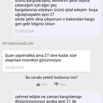 Siparişim Gönderilmedi, İletişim Sağlanmıyor