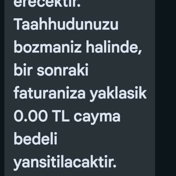Taahhüt Bitiminde Cayma Bedeli Olmamasına Rağmen Yüksek Fatura Çıkarılması