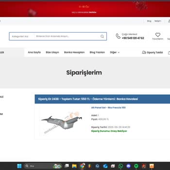 Sipariş Sonrası İletişim Ve Ürün Gönderimi Sorunu