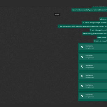 Sipariş Sonrası İletişim Ve Ürün Gönderimi Sorunu